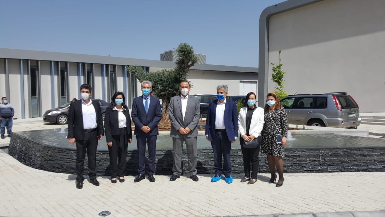 The Minister of Industry Mr. Imad Huballah visits Algorithm’s Newly Extended Facility in Zikrit